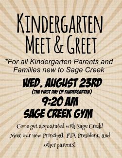 Kindergarten Meet and Greet