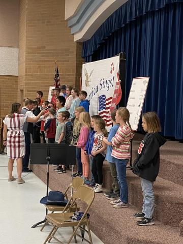 Students got to participate in the assembly