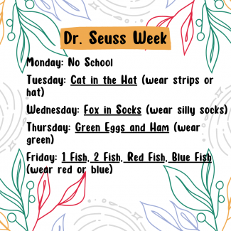 Dr Seuss Week Flyer
