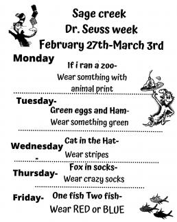 Dr. Seuss Week